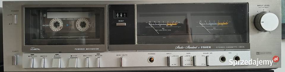 Magnetofon deck vintage Fisher CR125 Warszawa