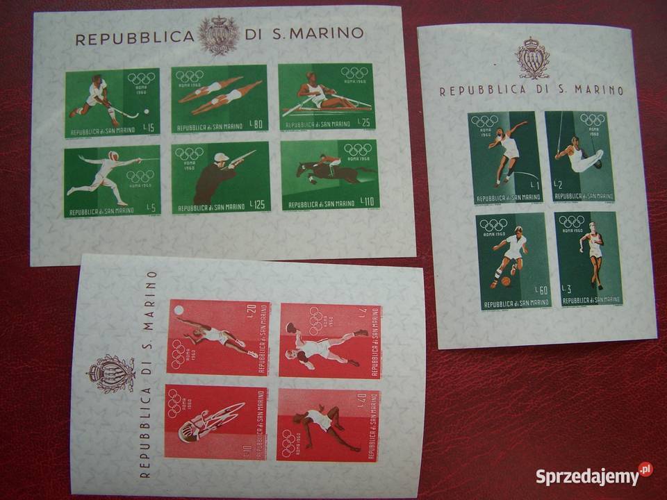 San Marino 1960 MNH Sport Olimpiada Rzym 60