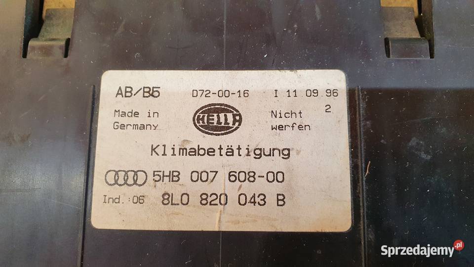 Panel klimatronic klimatronik Audi a4 b5 Częstochowa sprzedam