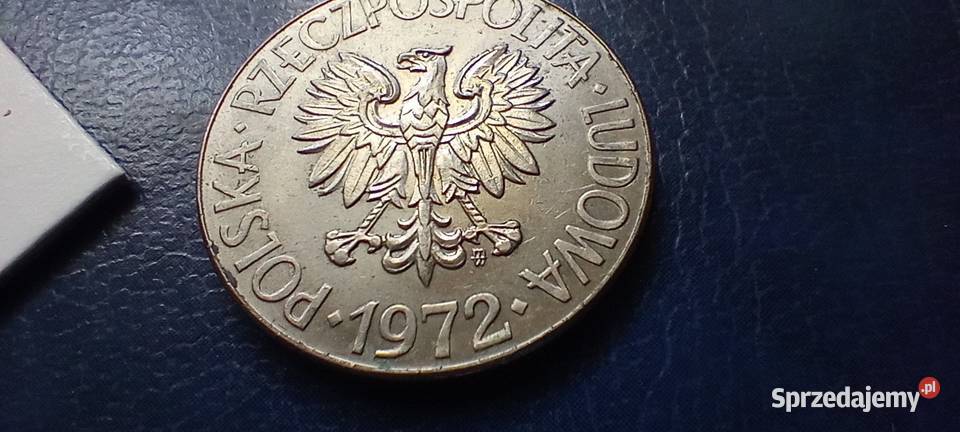 Stare monety 10 złotych 1972 Kościuszko PRL Numizmatyka Lesko