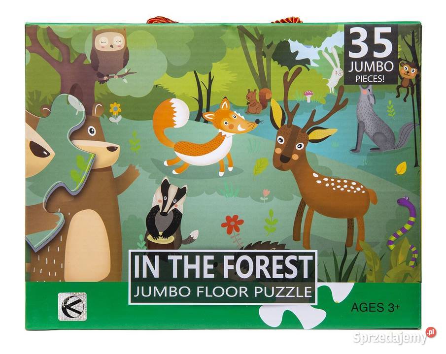 Puzzle układanka XXL dzieci 35 elementów