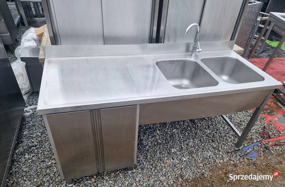 Zlew Gastronomiczny 2 Komorowy Z Drzwiami Ostrów Wielkopolski