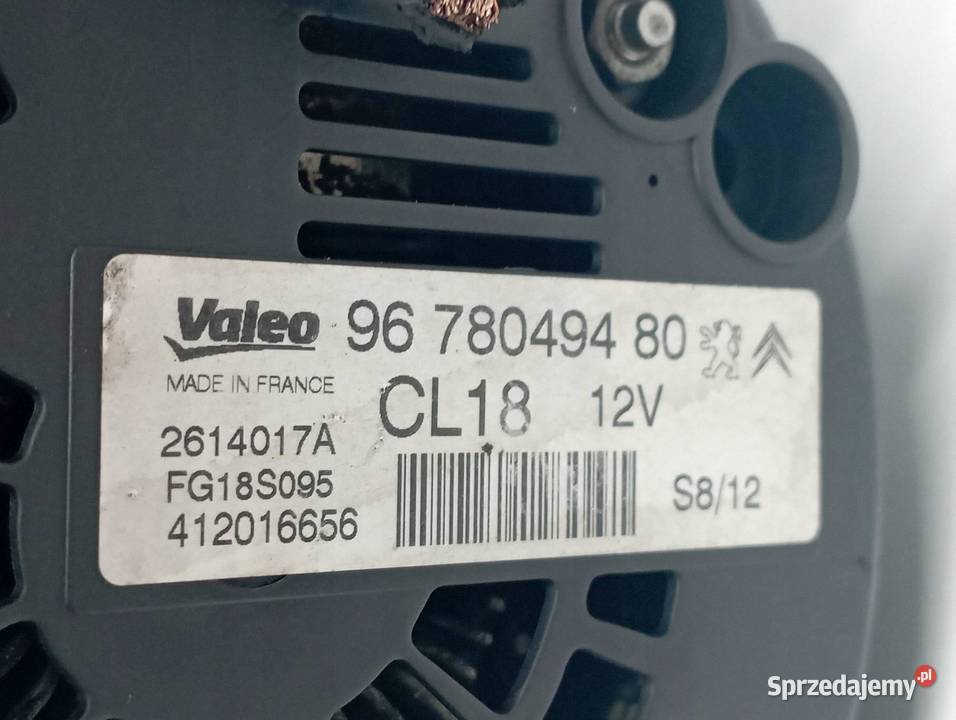 ALTERNATOR 9678049480 20 HDI Peugeot 3008 I świętokrzyskie sprzedam