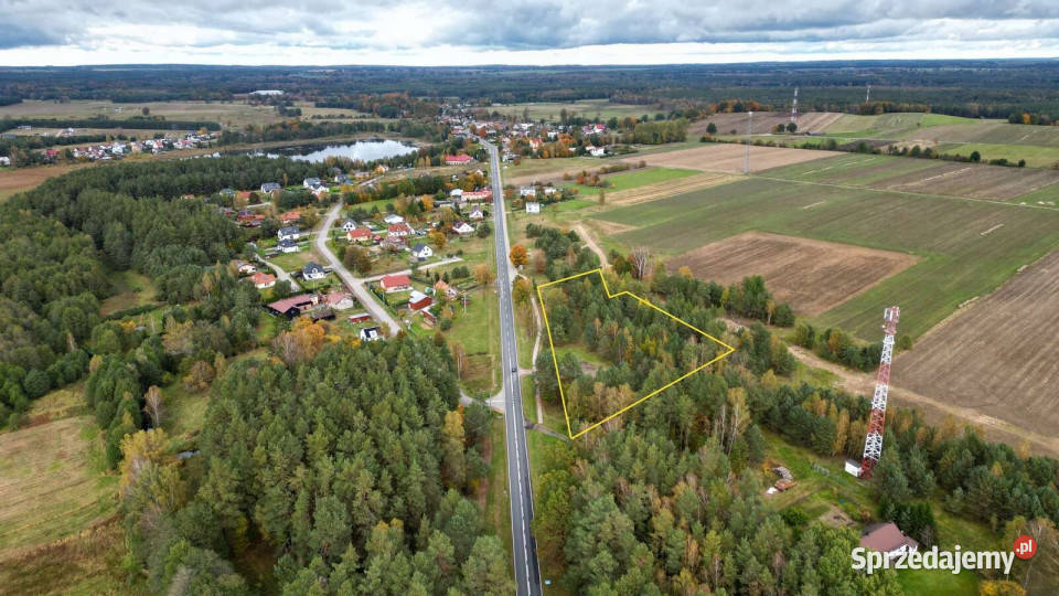 Działka inwestycyjna drodze DK21 budowlana Trzebielino sprzedam