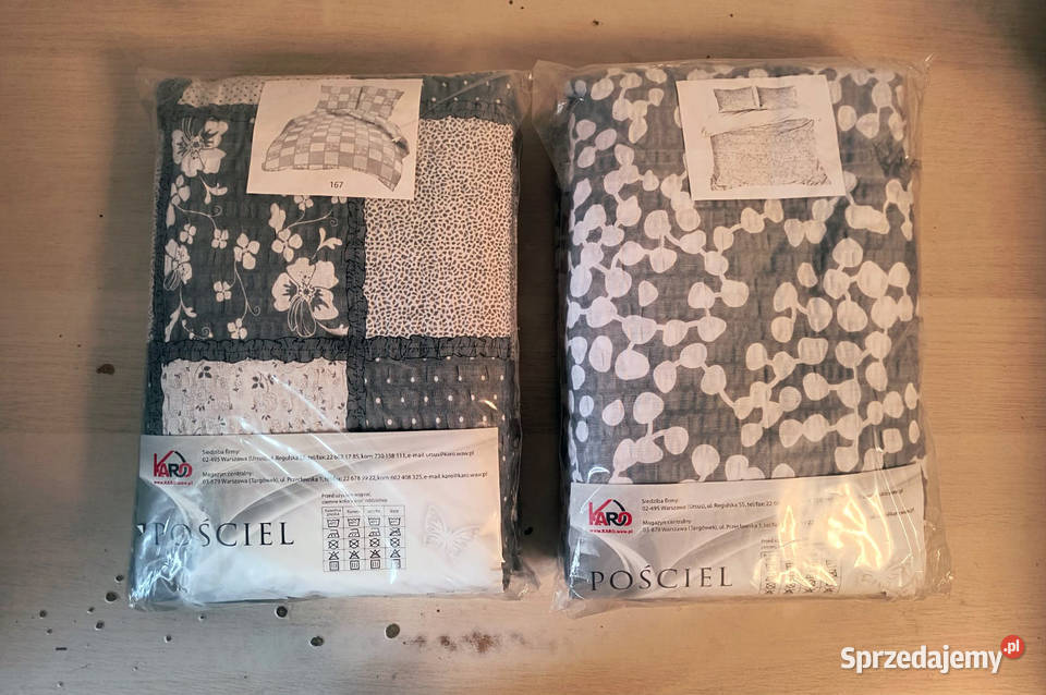 2 x Zestaw pościeli Karo NOWA Okazja