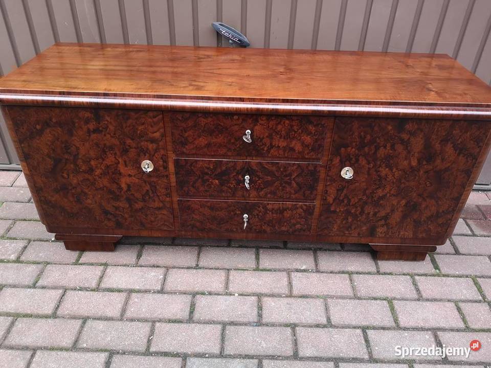 Komoda ARTDECO RTV Niska 134 Orzech Zgrabna Swarzędz