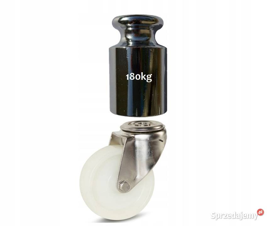 Koło Poliamid Obrotowe 100mm 180 Stal Nierdzewna Kółka