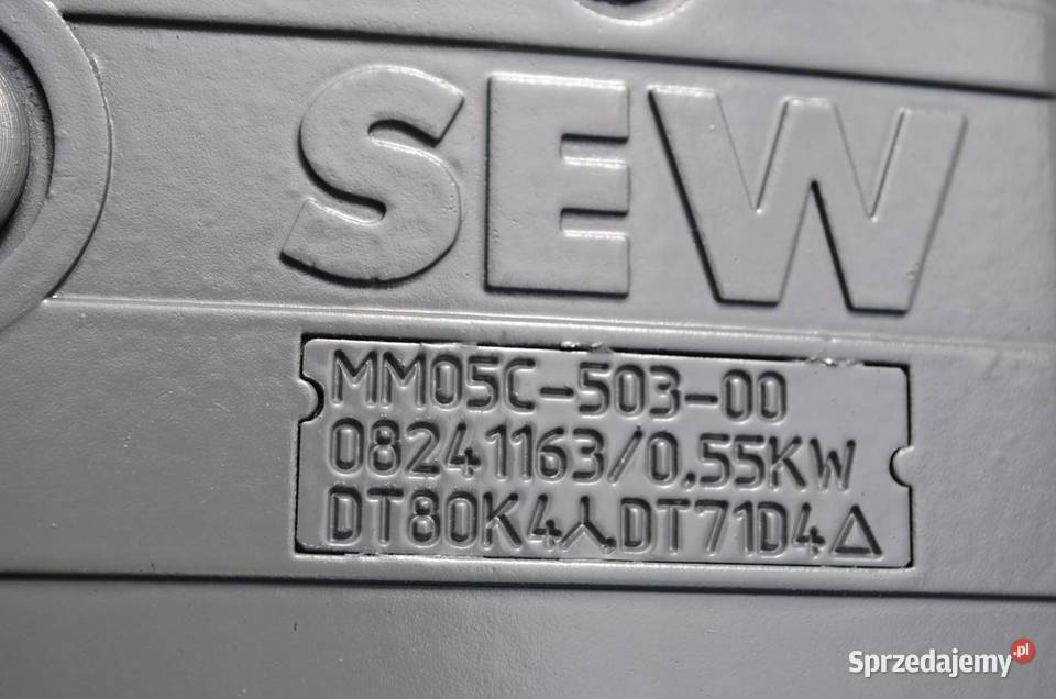 Motoreduktor 055kw 9292obr SEW hamulec FALOWNIK Kargowa