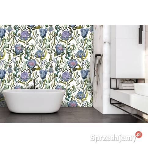 Dekor Flower Blue 894 X 90 Warszawa