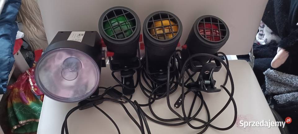 Disco Blitzer 80 4 sztuki sprawne na klipsy Lampy