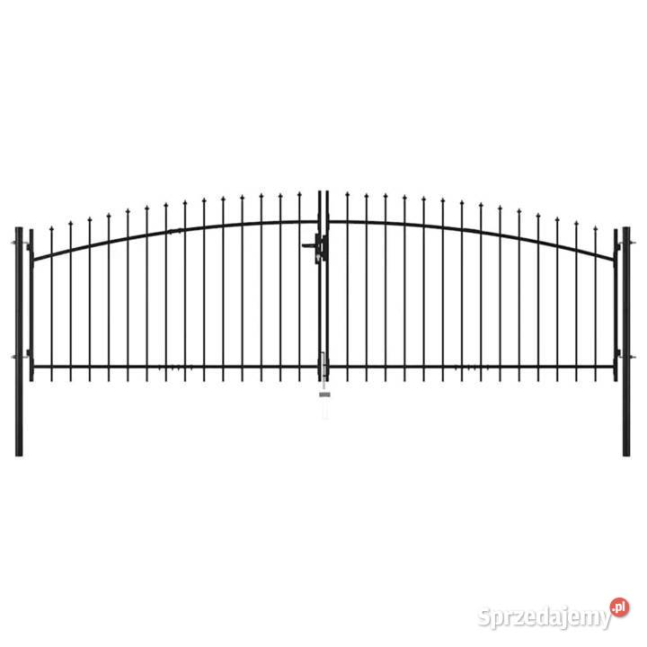 Brama dwuskrzydłowa z grotami 400 x 175 145739 Warszawa