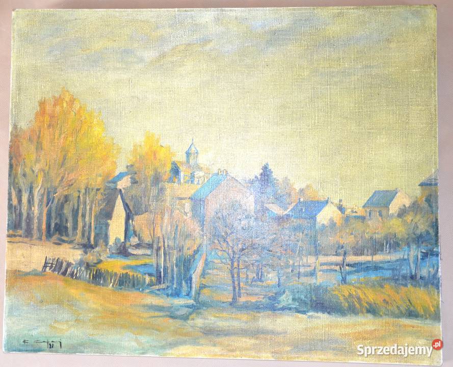 Olej na płótnie Celej 1992r 5061 Warszawa