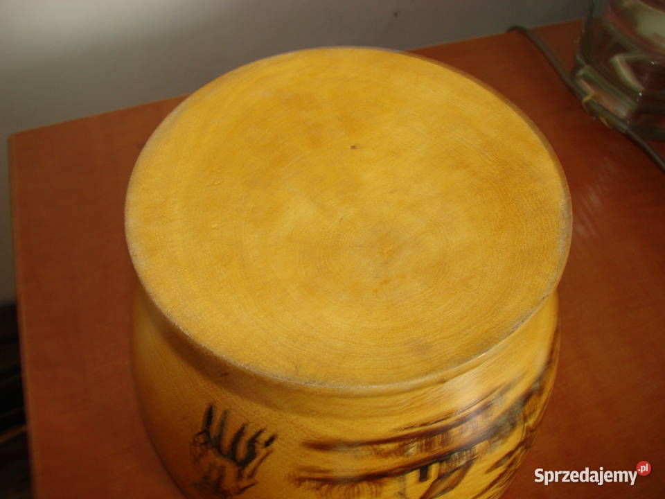 drewniany peruwiański moździerz Rękodzieło Pruszcz Gdański