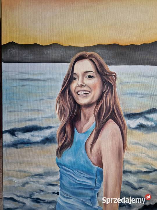 Portret ze zdjęcia na zamówienie olej na płótnie Nowy Sącz