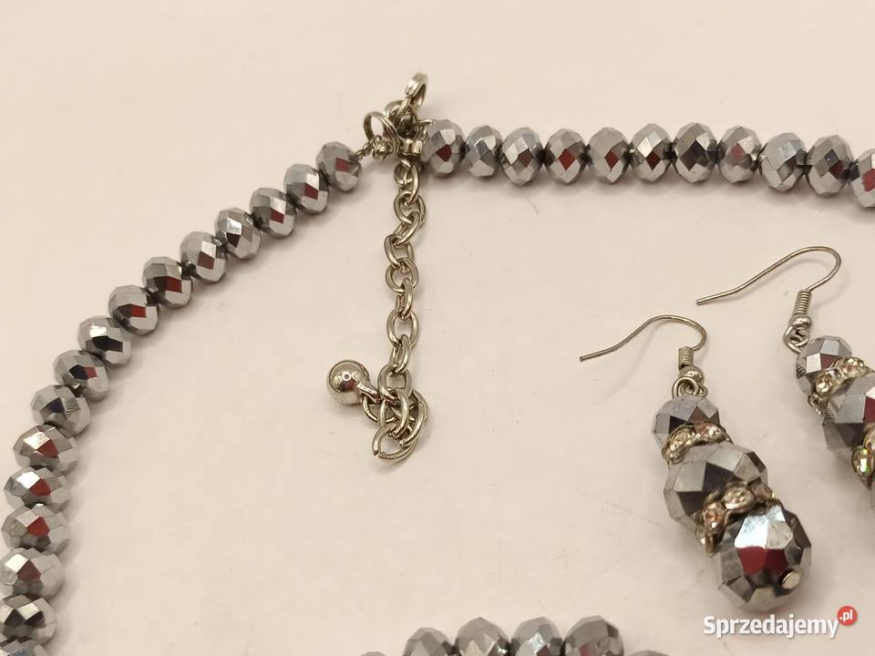 Zestaw biżuterii błyszcząca piękne szlify Zestawy biżuterii lubelskie Zamość