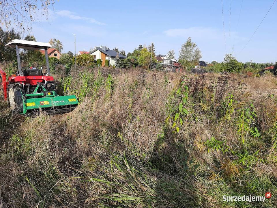 Zakładanie trawnika glebogryzarka separacyjna łódzkie Piotrków Trybunalski