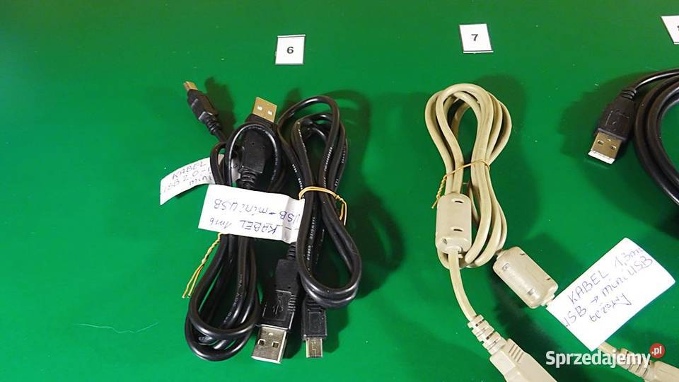 Kabelki USB 20 mini USB różnej długości Chorzów
