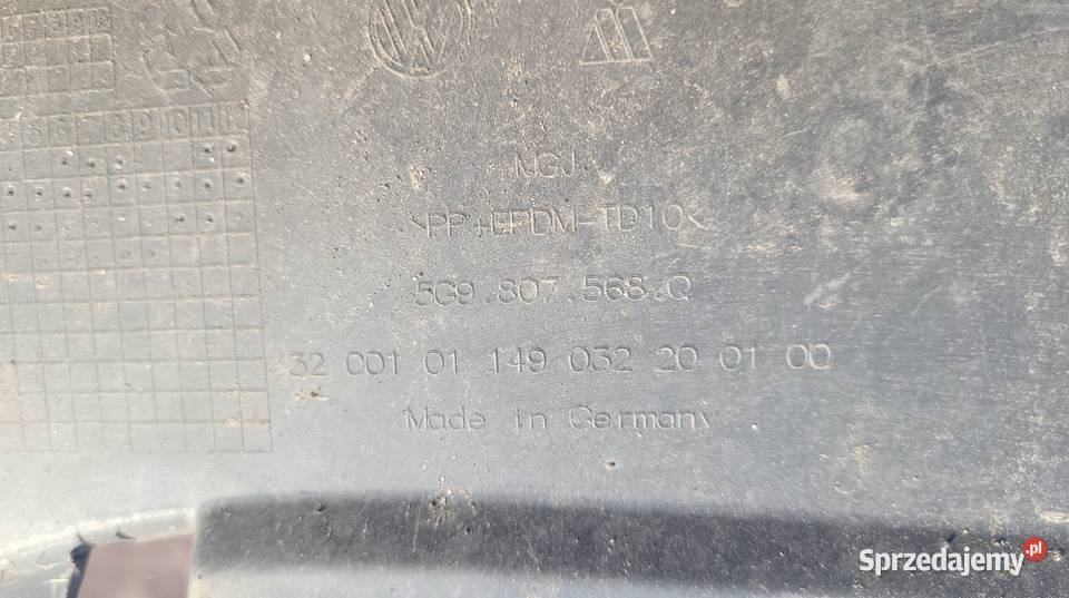 VW GOLF VII KOMBI DYFUZOR DOKŁADKA ZDERZAK TYŁ Ruda Śląska