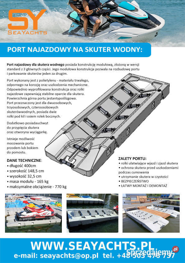 Platforma skutera wodnego 400 JETSKI DOK Pozostałe