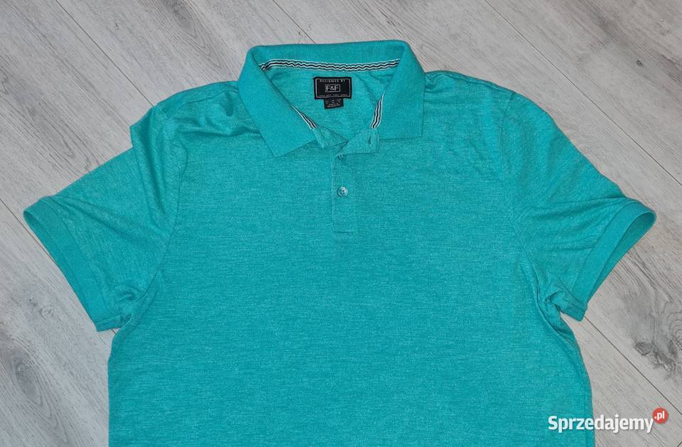 Koszulka polo męska FF miętową M Łódź sprzedam