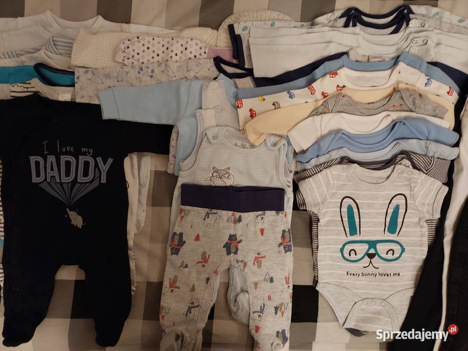 Ubranka niemowlęcia rozmiar 56 ponad 50 Łomża