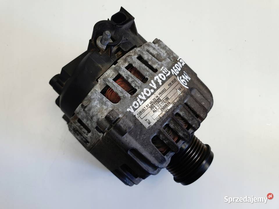 ALTERNATOR Volvo V70 III 16 D D2 valeo 30659390 Układ elektryczny silnika Chełm