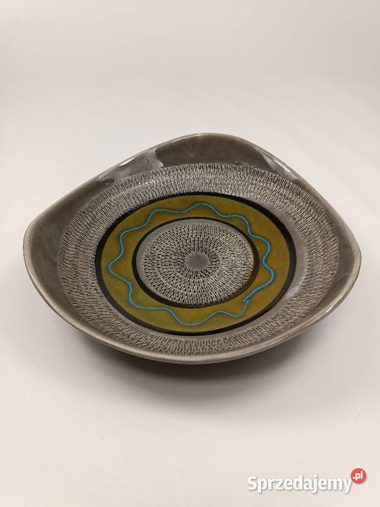 Ceramiczna patera Niemcy lata 70 lubuskie Zielona Góra