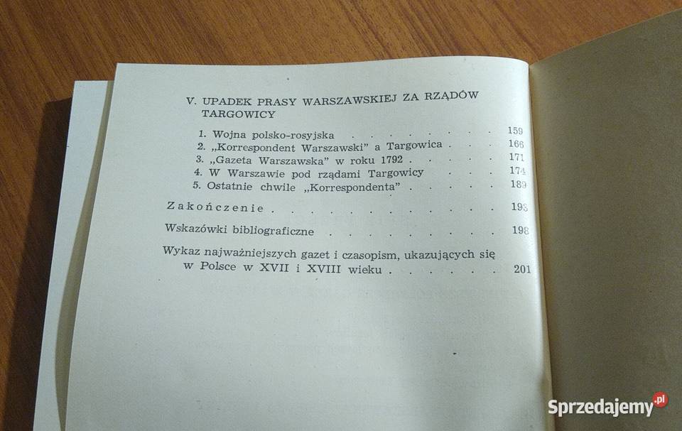 Dziennikarze i prasa w Warszawie w XVIII wieku historia, archeologia Gdańsk sprzedam