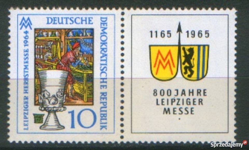 Zn Ark NRD Mi 1052 Pw 1964 Filatelistyka Gliwice