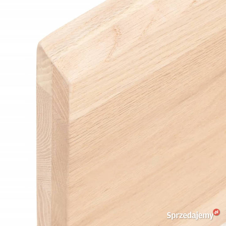 Półka 60x10x4 surowe lite drewno dębowe WM363519 Warszawa