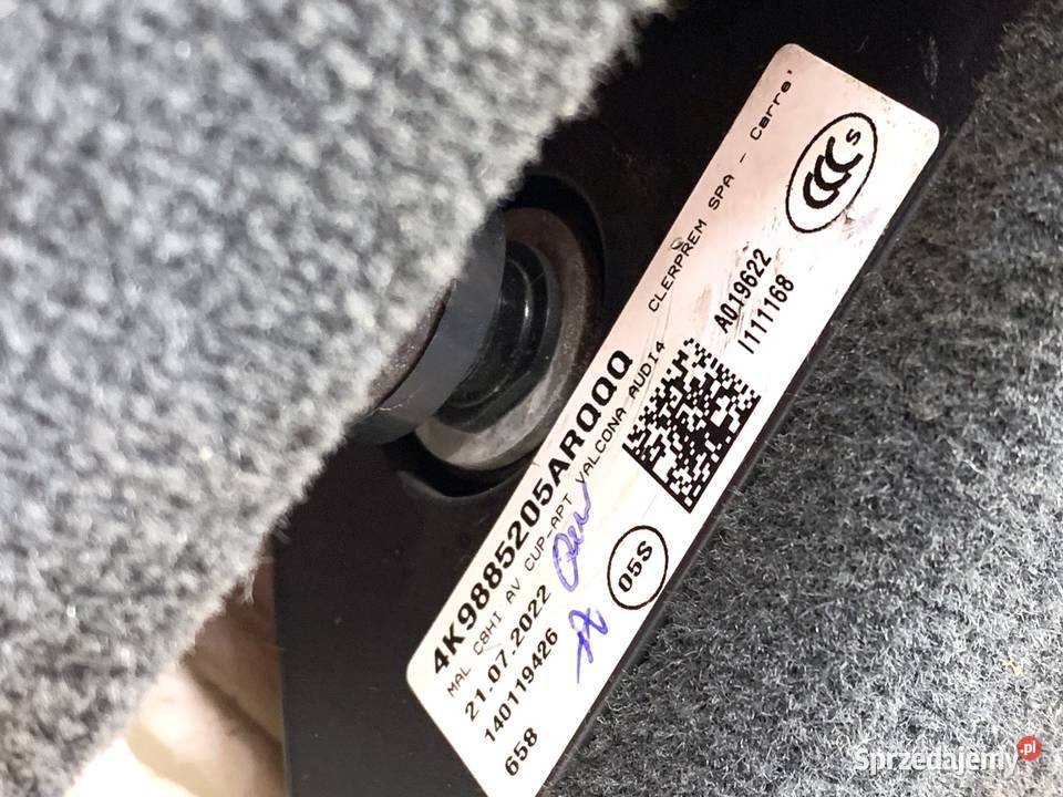 OPARCIE KANAPY AUDI A6 C8 Kombi FOTEL ŚRODKOWA osobowe