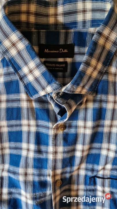 Męska KOSZULA marki Massimo Dutti XL krata Lublin