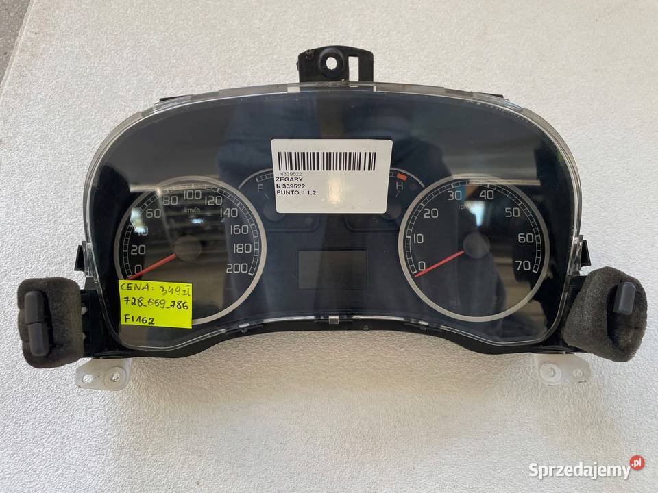 LICZNIK ZEGARY FIAT PANDA II 5550004601 Części samochodowe Warszawa