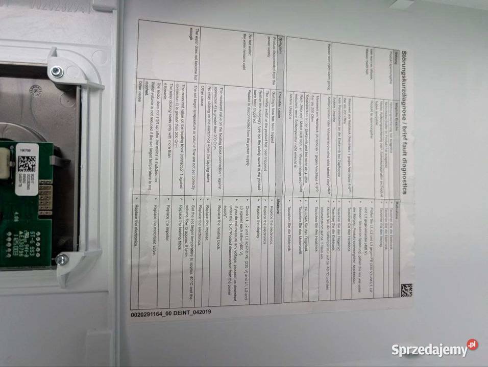 Vaillant VED E 218 przepływowy podgrzewacz wody Rzeszów
