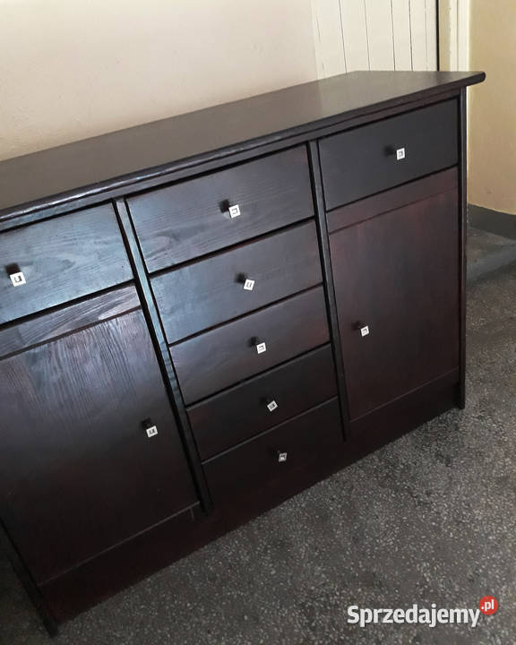 Duża sosnowa komoda Warszawa