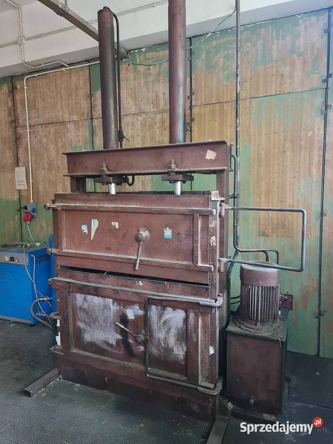 Prasa hydrauliczna do makulatury Pleszew sprzedam