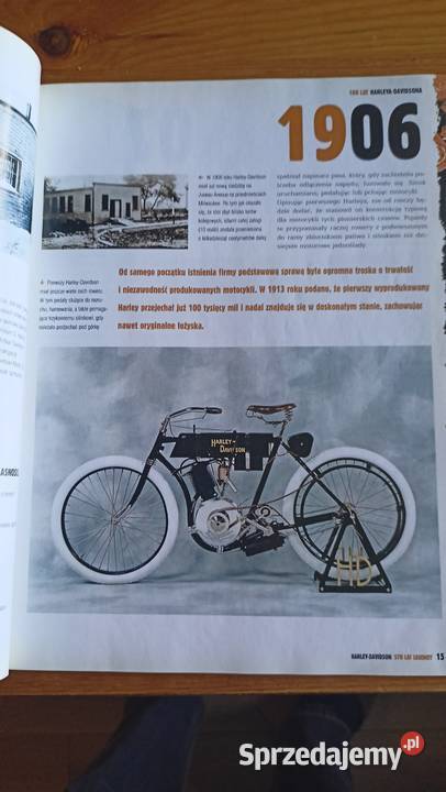 harley davidson sto lat legendy czasopismo kujawsko-pomorskie sprzedam