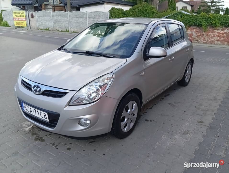 Hyundai i20 12 benzyna z instalacją LPG 2009 Zambrów