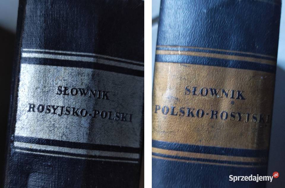 słownik polsko rosyjski rosyjsko polski 1949