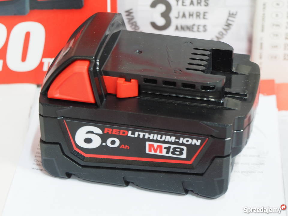 MILWAUKEE M18 bateria 18v 6Ah akumulator Berner Baszkówka