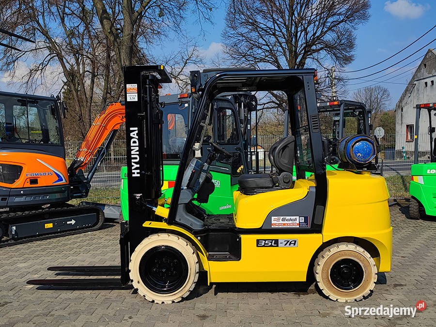 wózek widłowy Hyundai 35L7A duplex hilo 33 m LPG małopolskie Kęty