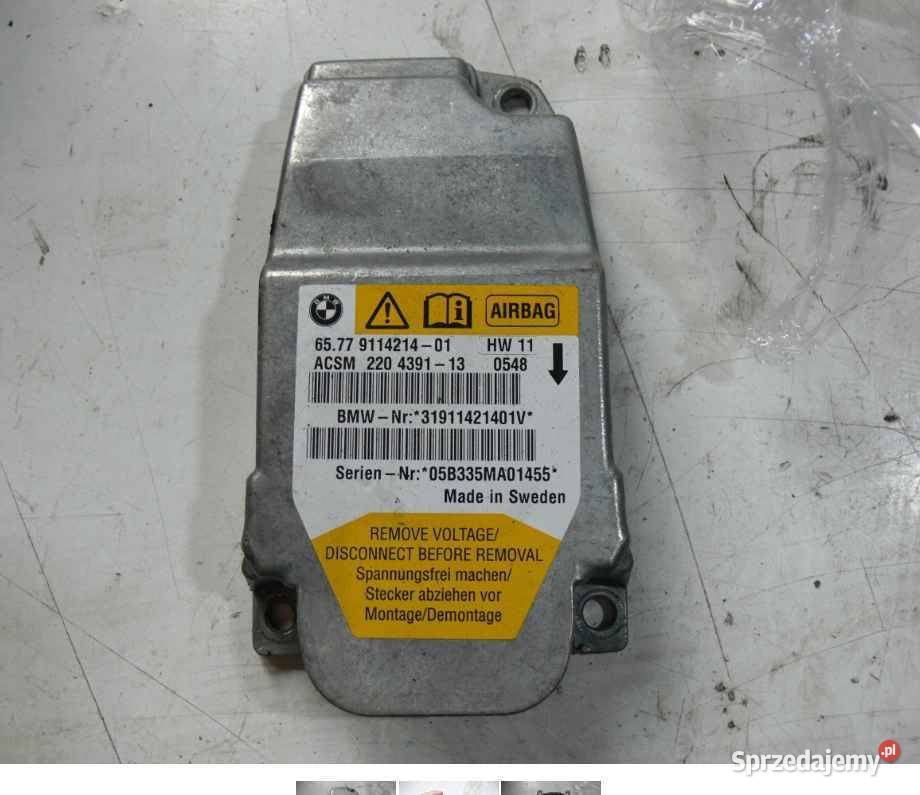BMW E63 E60 E61 SENSOR MODUŁ PODUSZEK AIRBAG Wielkie Drogi