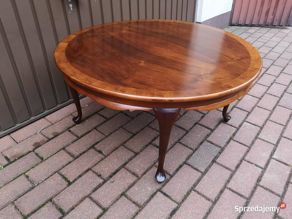 Stolik Ława Kawowy Orzech Ludwik Stary Renowacji Swarzędz