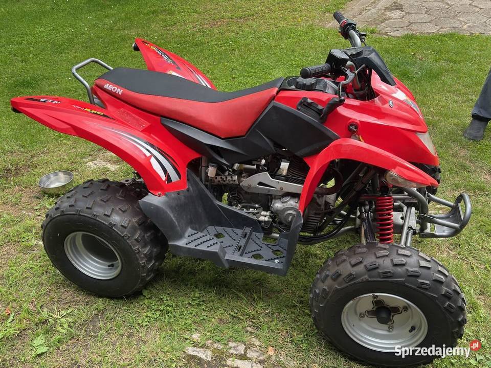 Quad AEON COBRA 220 uszkodzona skrzynia Rok produkcji 2004 Mierzęcice