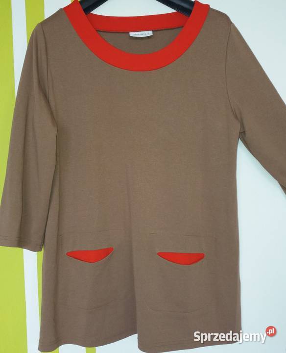 M42 Beżowopomarańczowa tunika nowa Yessica śląskie Gliwice