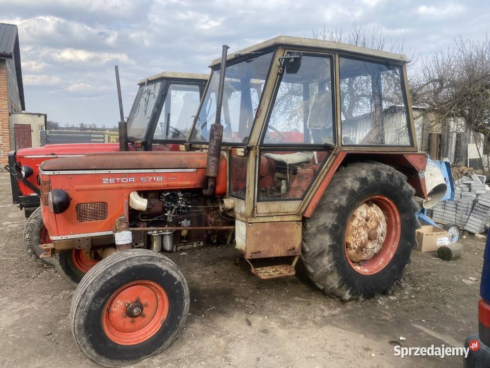 Zetor 5718 oryginał rejestrowany na części 6718 Rogów