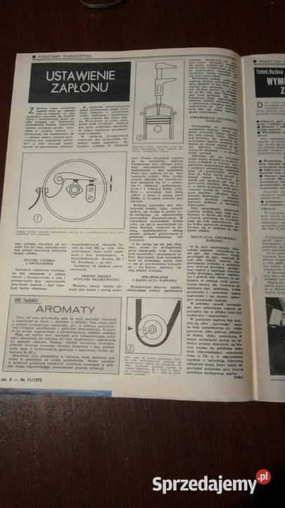 MOTOR 11 1975 ustawianie zapłonu 2079 Stalowa Wola