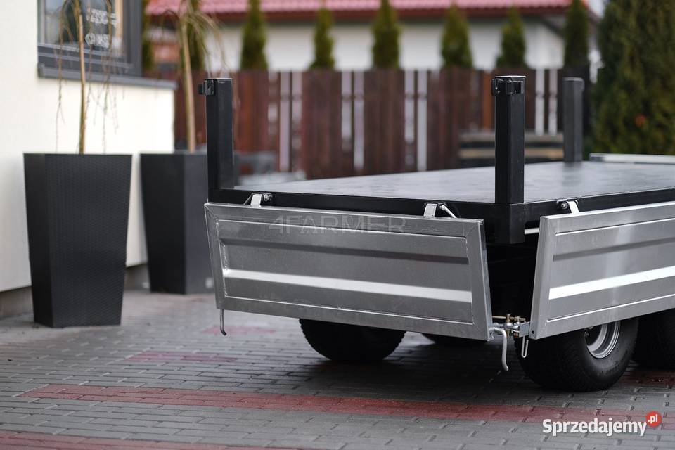 Przyczepa rolnicza dwuosiowa 25T z kiprem Tajęcina