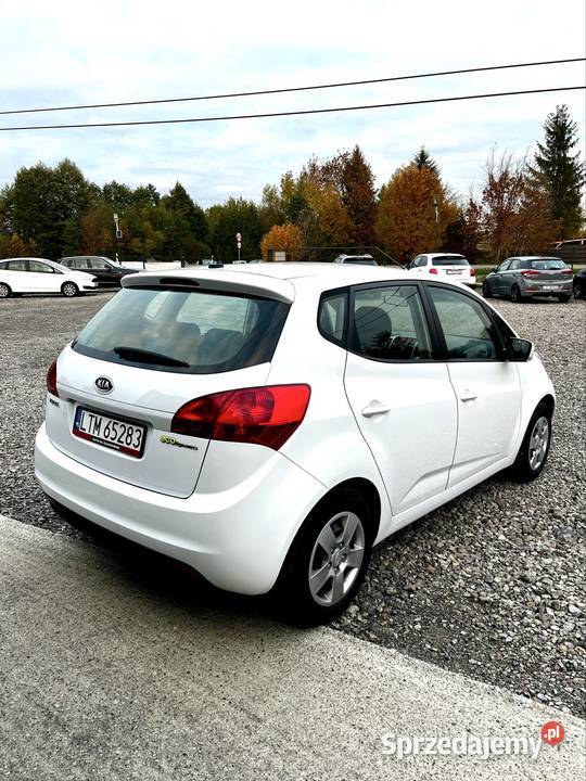 Kia Venga 14 Crdi 2011r biały Tomaszów Lubelski