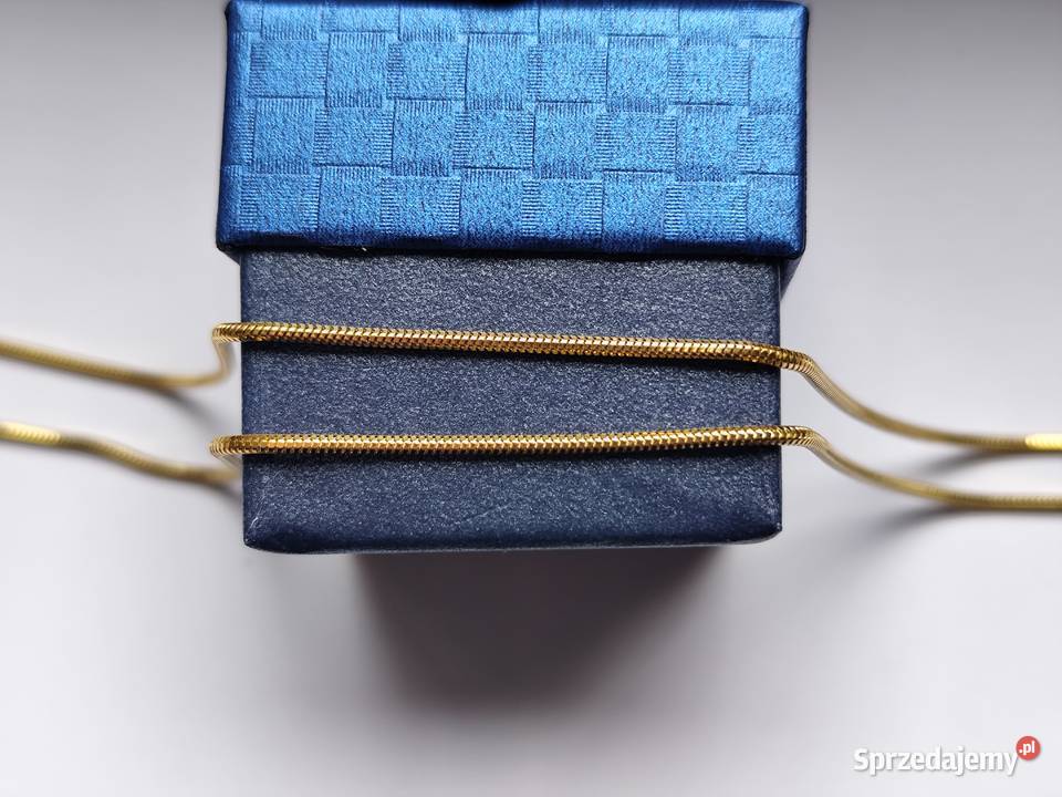 Łańcuszek złoty splot Żmijka sprzedam